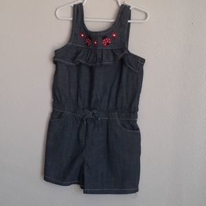 Gymboree denim jumper gril size 6